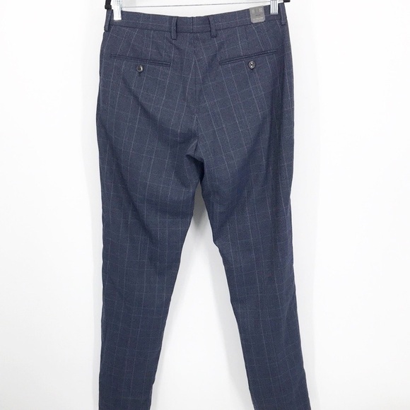 J. Crew Men's Ludlow unstructured suit pant in Navy Plaid Size 31 New - Picture 10 of 11